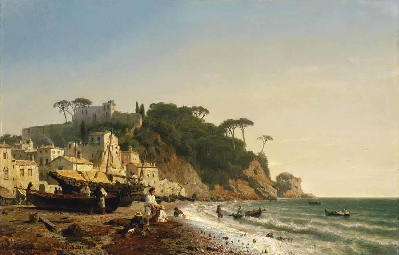 Andreas Achenbach Porto Venere am Ligurischen Meer